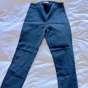H&M Side Zipper Ankle Cropped Pants Size US 6